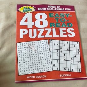 48 EASY-TO-READ PUZZLES